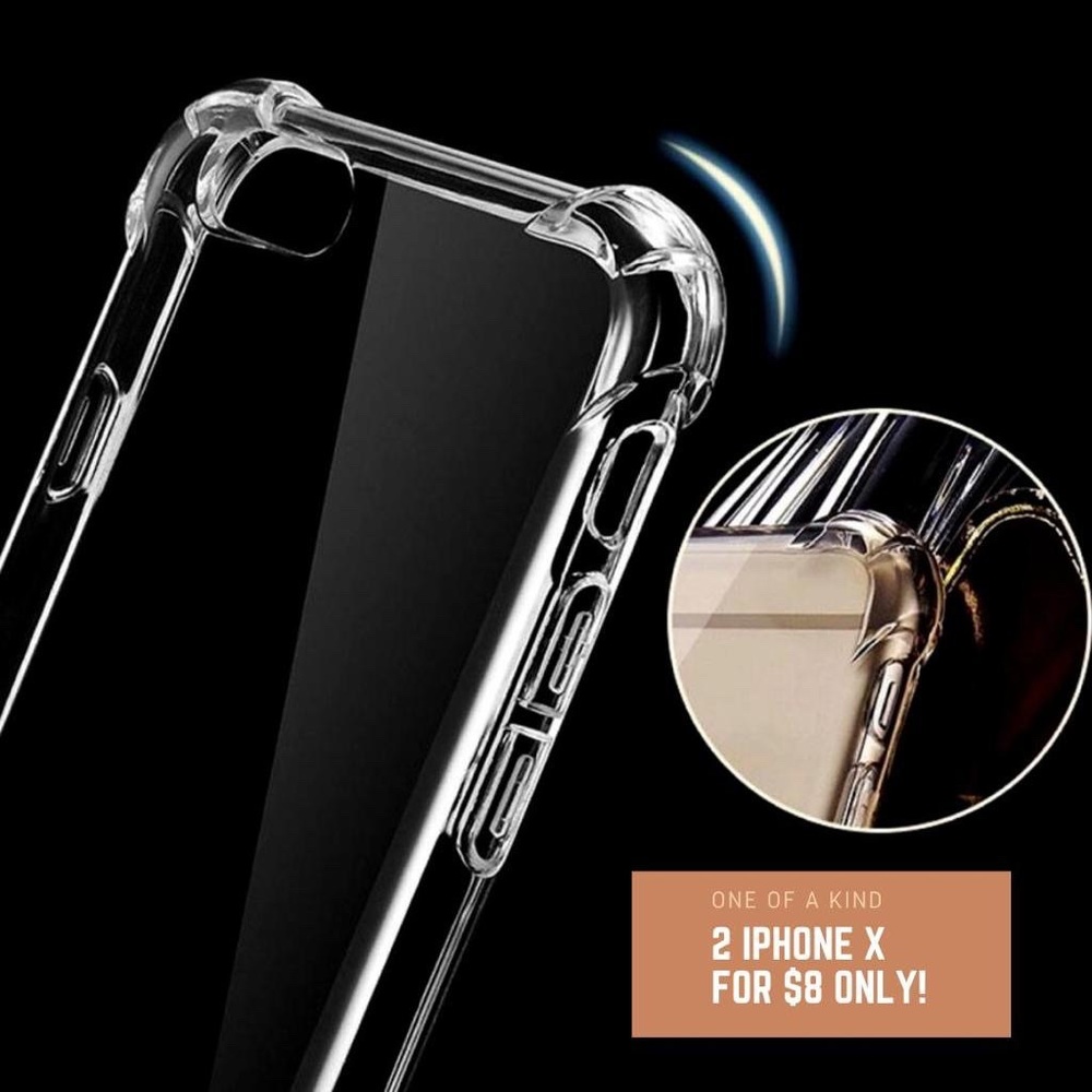 IPHONE X Silicone Clear Cases